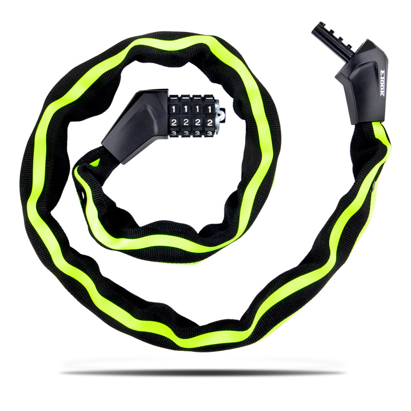 ETOOK ET465-REFL Bicycle Chain Lock Anti-theft Code Lock Electric Bike Lock