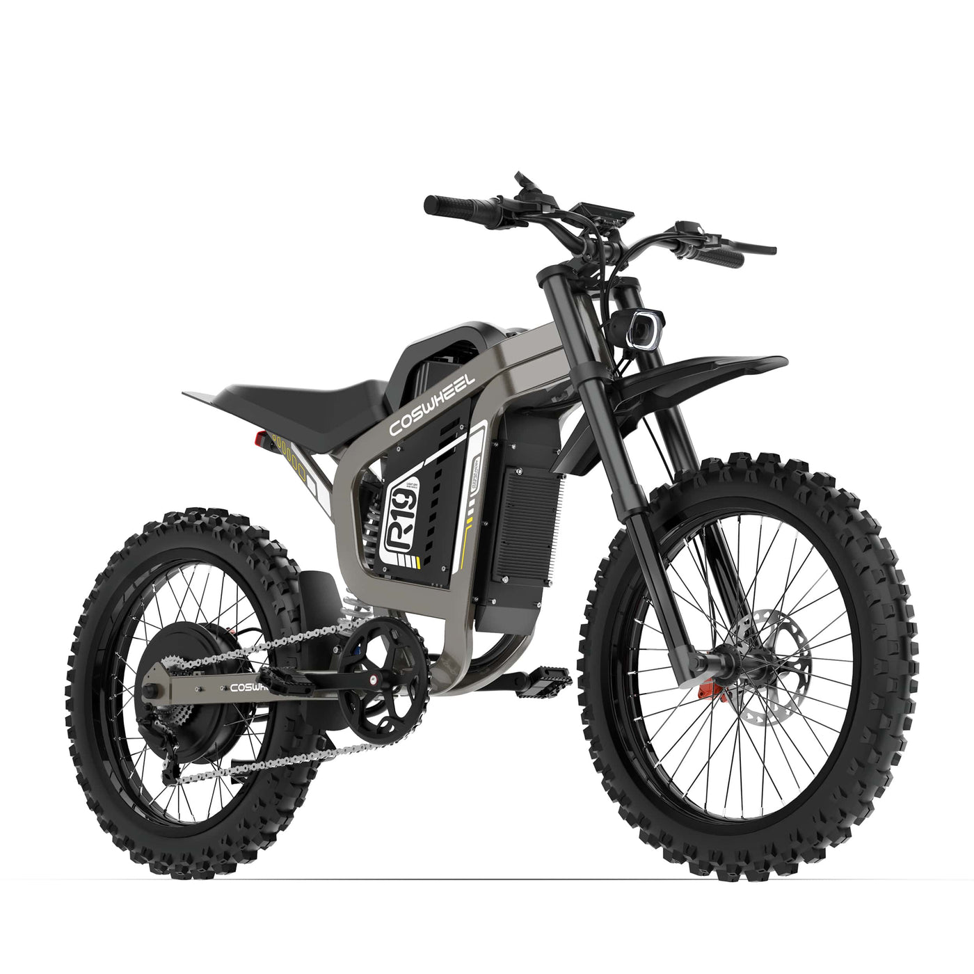 R19 ELECTRIC DIRT BIKE 72V 40AH 200KM MAX RANGE STRONG POWER ELECTRIC BICYCLE