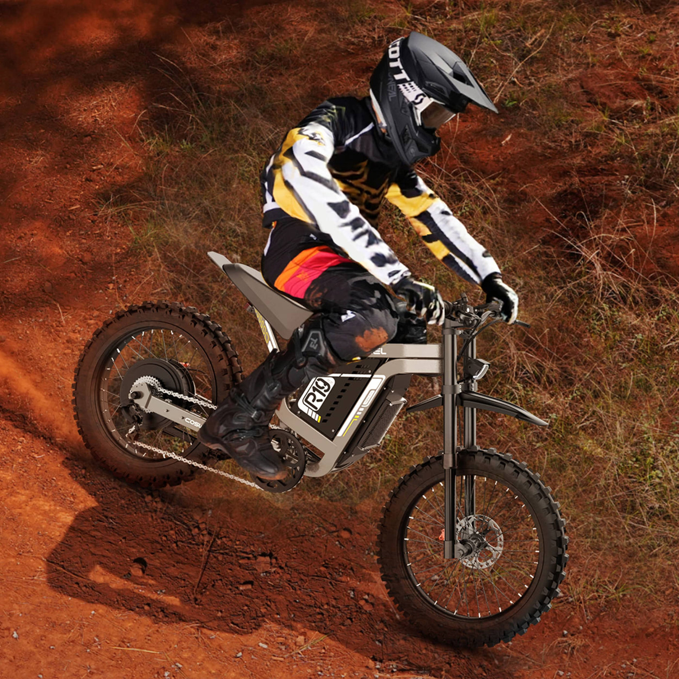 R19 ELECTRIC DIRT BIKE 72V 40AH 200KM MAX RANGE STRONG POWER ELECTRIC BICYCLE