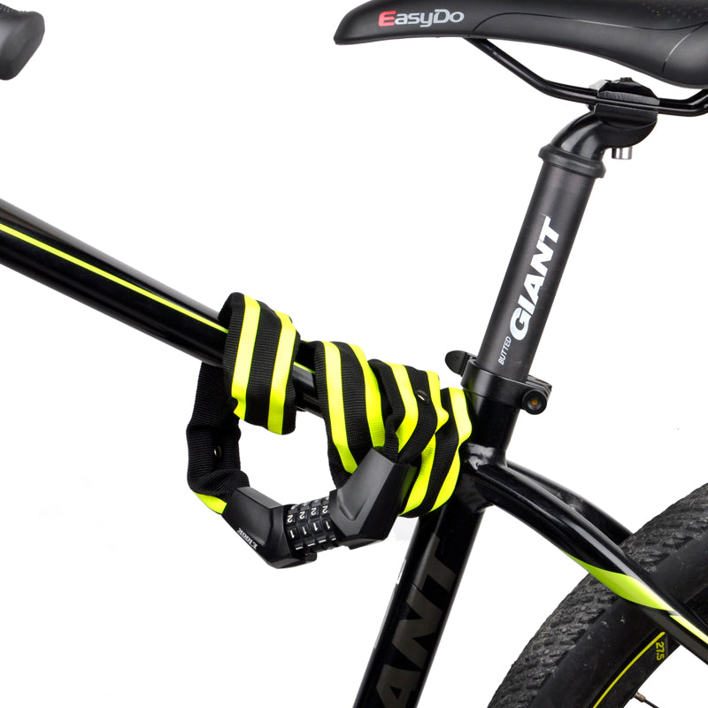 ETOOK ET465-REFL Bicycle Chain Lock Anti-theft Code Lock Electric Bike Lock