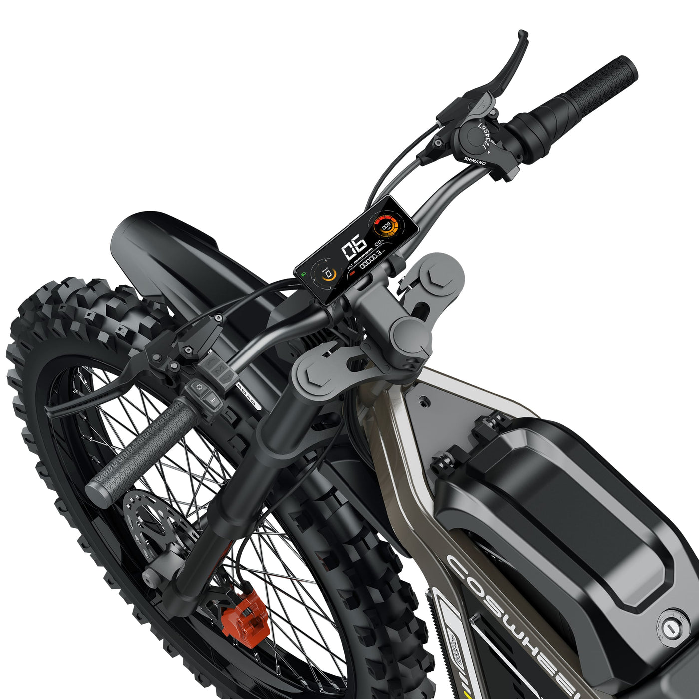 R19 ELECTRIC DIRT BIKE 72V 40AH 200KM MAX RANGE STRONG POWER ELECTRIC BICYCLE