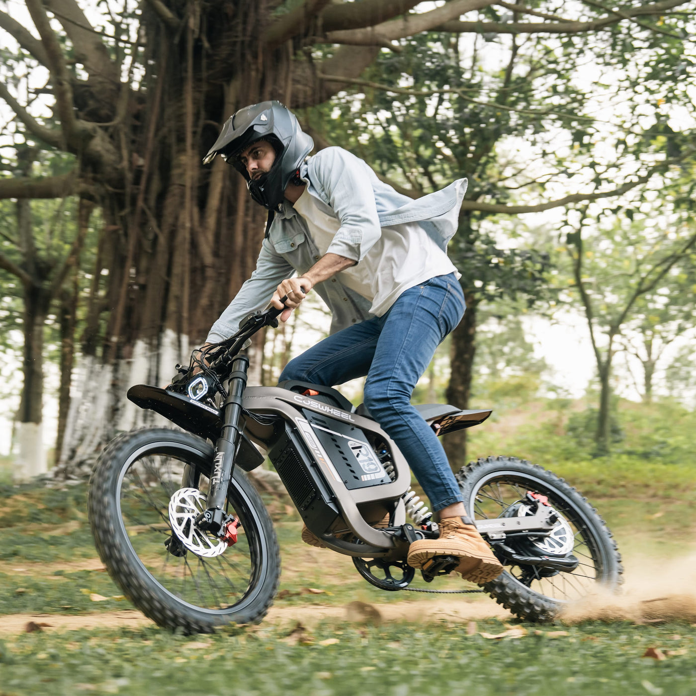 R19 ELECTRIC DIRT BIKE 72V 40AH 200KM MAX RANGE STRONG POWER ELECTRIC BICYCLE